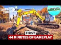 Construction Simulator 2022 - First 44 Minutes of Gameplay (No Commentary)