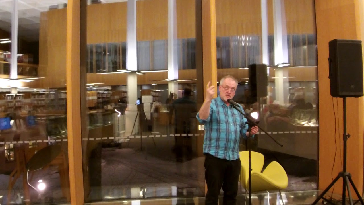 Andy Willoughby (UK) Friday 08/11/2019 Poetry Week festival opening, at Turku