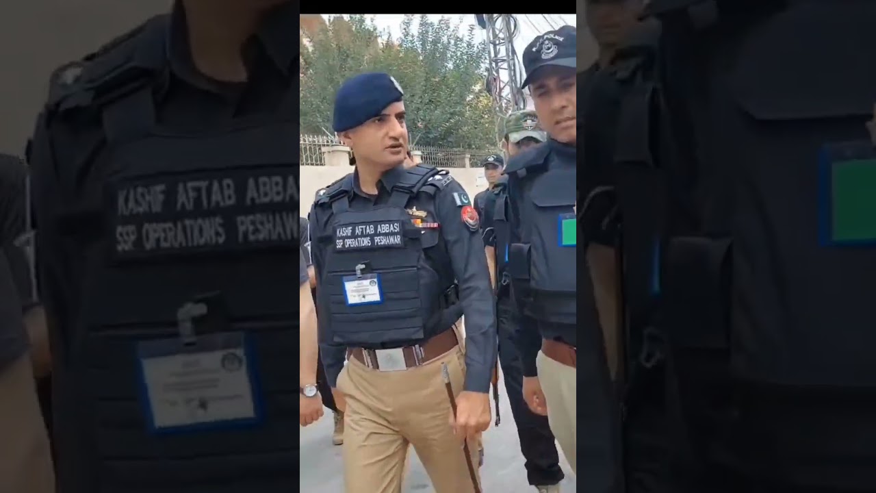 SSP Operations Peshawar Kashif Aftab Abbasi & DSP Riaz Khan Khalil