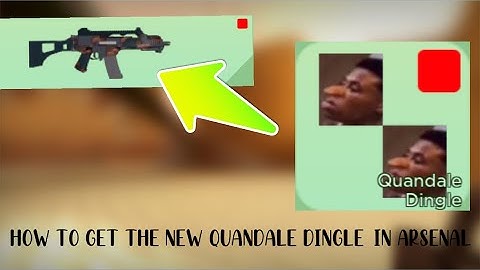 How to get Quandale Dingle gun skin in Arsenal [CODE] (Roblox)