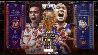 Fullgame IBL FINALS 2021 Game 3  Pelita Jaya Bakrie Jakarta vs Satria Muda Pertamina Jakarta 6 Juni