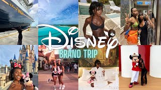 TRAVEL VLOG: A MAGICAL DISNEY BRAND TRIP | Disney Cruise & Theme Parks *my inner child is screaming*