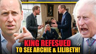 William Takes Control. William ly 'Cancelled' Archie From the King’s US Tour! NO MEETING