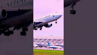 Queen of the Skies! Cathay Cargo Boeing 747 takeoff! 🚀✈️ #boeing #747 #boeing747 #shorts