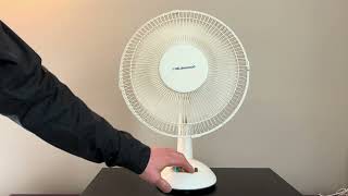 Lakewood 12” Oscillating Fan  Checkout & Backstory