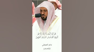 تيلاف جميل💜القارئ: #ماهر_المعلقي 🎙️سورة: الحشر #quran #الله #القرآن_الكريم #الحمد_لله #allah #القرآن