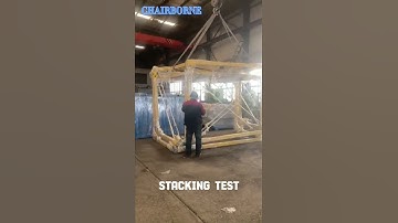 Stacking Performance Test of Large-sized Detachable Stacking Racks #CHAIRBORNE
