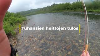 Salmon fly fishing Finnmark 2023