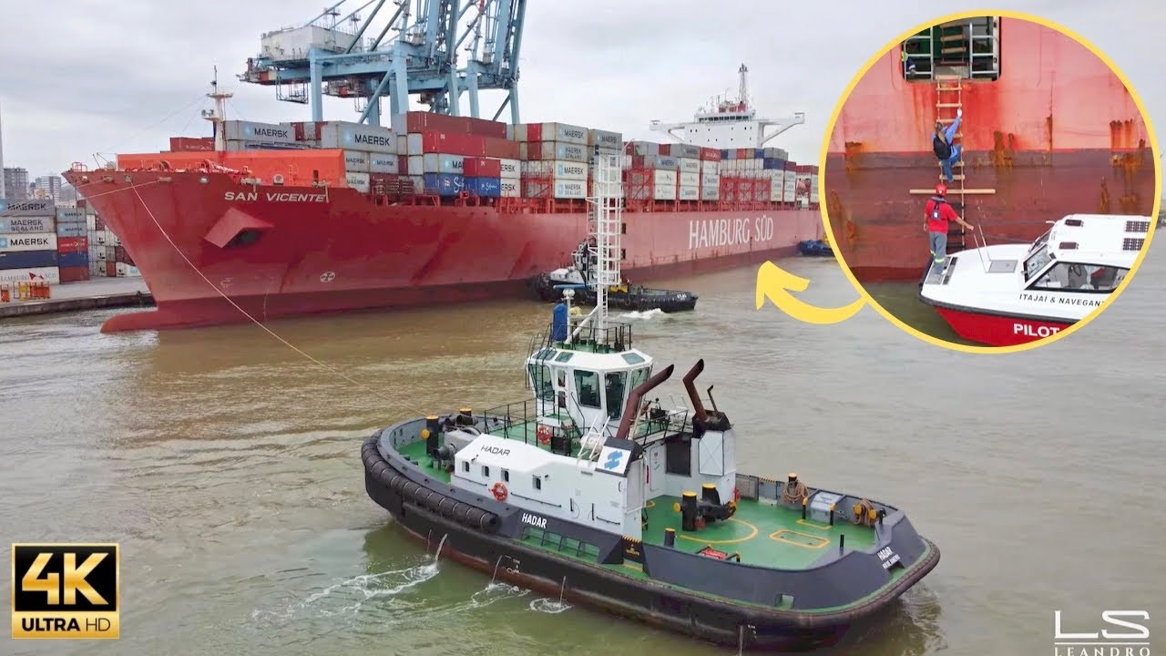 DESATRACAÇÃO de um NAVIO Cargueiro