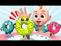 How Many Donuts Are There ?🍩🔢 | Number Learning Song for Kids | Rosoo Sing &amp; Learn