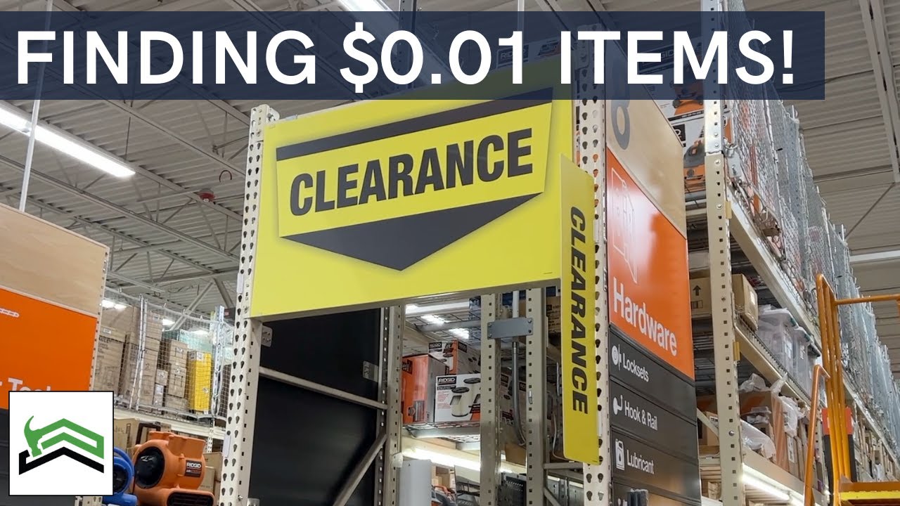 Home Depot Clearance Price Tag Secrets 