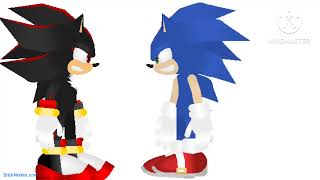 Stick nodes  Shadow vs  Sonic animation