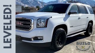 Yukon Gets Lifted! Installing Rough Country Leveling Kit on 2019 GMC Yukon