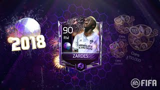NEW YEAR EVENT IN IN FIFA MOBILE 18 -How to get 200k coins in 10min & New 90 + OVR Master Player screenshot 5