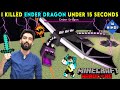 I KILLED ENDER DRAGON UNDER 15 SECONDS - MINECRAFT HARDCORE SURVIVAL GAMEPLAY IN HINDI #16