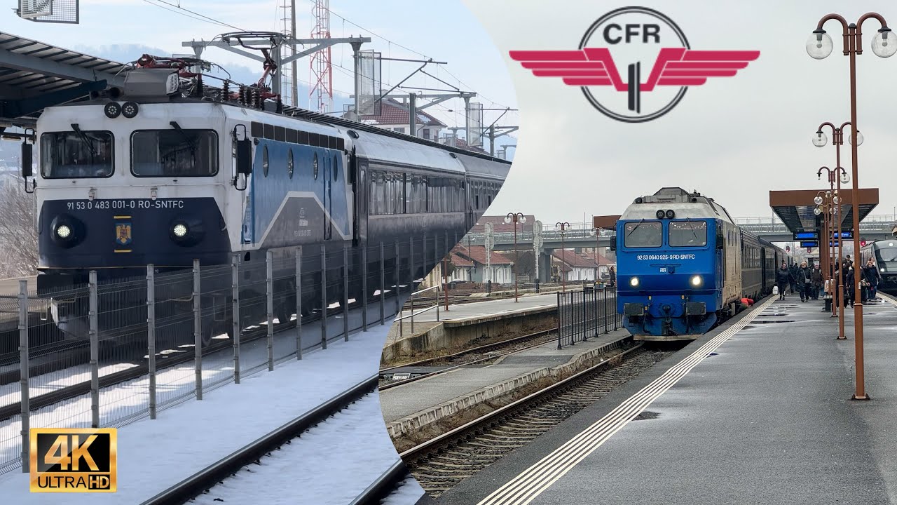 [ 4k ] Trenuri prin județul Sibiu / Trains through Sibiu County 1 🚂