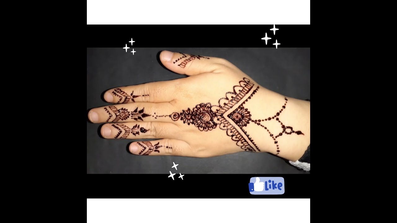  Motif  Henna  Bagus Untuk Pemula  YouTube