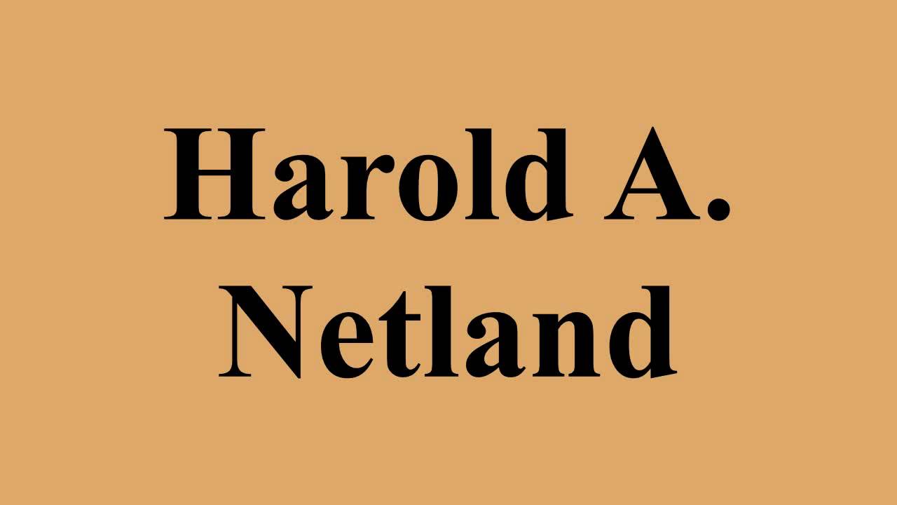 Harold A. Netland