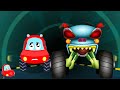 Catch me if you can hhmt with little red car  more cartoons for kids