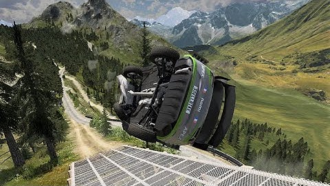 Crashes! Altitude 1.5 MEGA ramp - perfect landing 3# BeamNG.drive