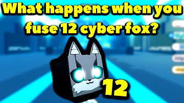 What happens when you fuse 12 cyber fox? (Roblox Pet Simulator X - Steampunk)