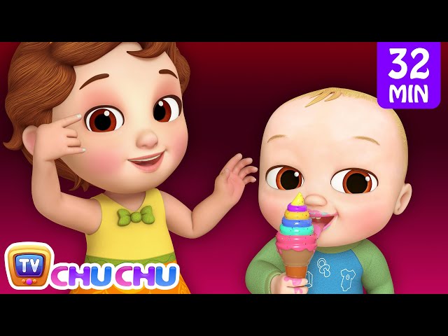 Five Senses Song + More 3D Nursery Rhymes u0026 Kids Songs - ChuChu TV class=