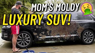 MOM'S MOLDY Luxury SUV Audi Q7  || CAR DETAILING RESTORATION