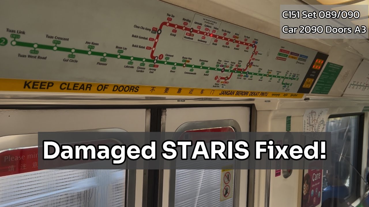 [Damaged STARIS Fixed!] KHI C151 Set 089/090 Arriving NS13 Yishun - YouTube