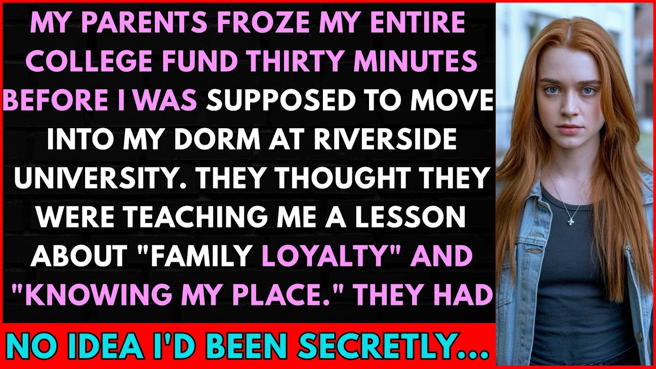 My Family Froze My College Fund On Move-In Day—So I Froze Their Joint Business Account