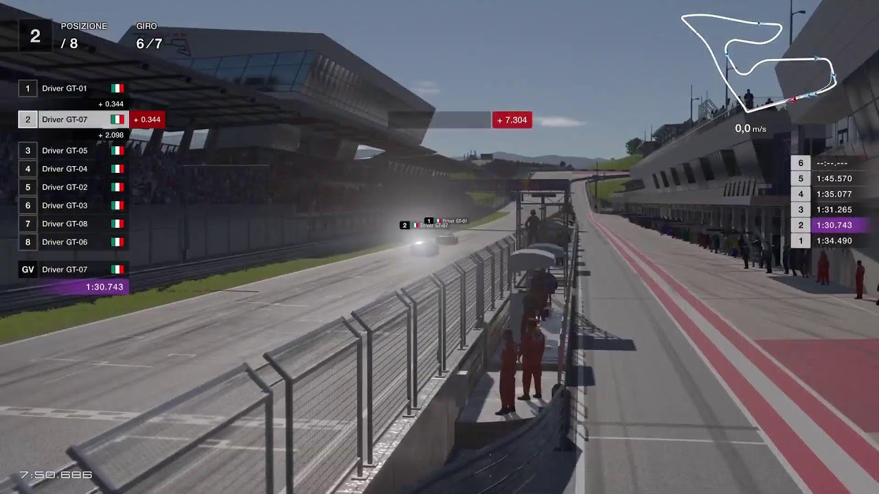 E-sport race RED BULL RING 13 gen | centro di simulazione GTgarage-SIMracing | GT7