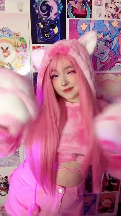 Pink catgirl ! #cosplay #cosplayer #cosplaygirl #shorts #nekogirl #neko #catgirl #cat