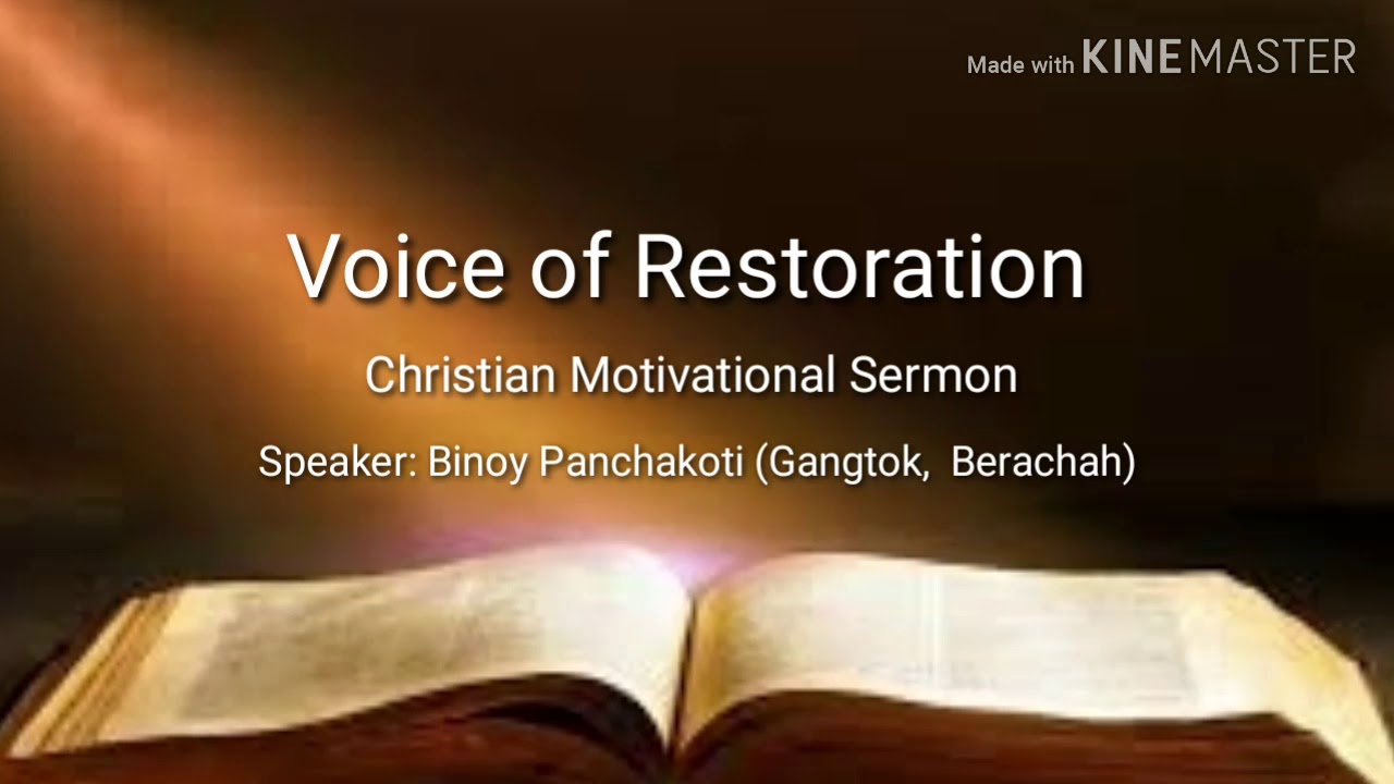 Christian Motivational Message  || Elshaddai Nepali Message || Voice of Restoration