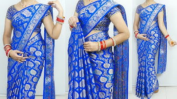 Different- Easy way to drape saree, perfect pleats making tricks guide for beginners