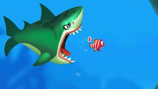 Fishdom mini game ads shark attack evolution#shorts#gameplay