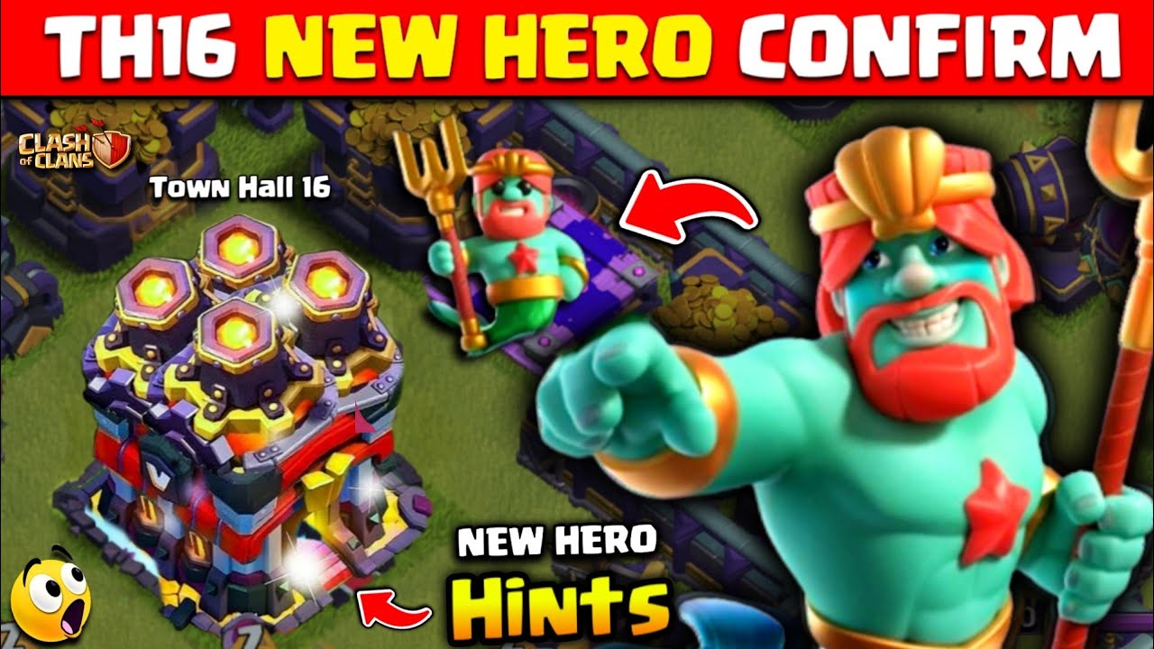 New 5th HERO Coming With Town Hall 16 in Clash of Clans🤩 New Hero