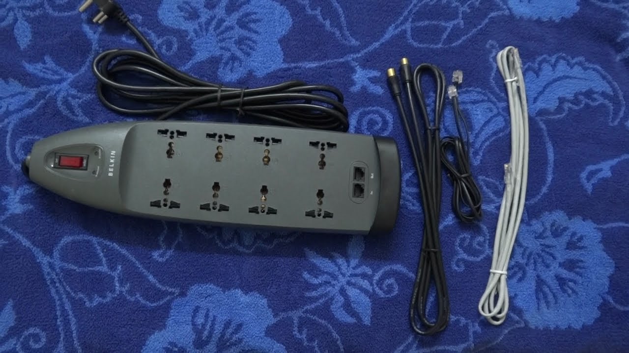 UNBoxing Belkin Ultimate 8 way GOLD surge protector YouTube
