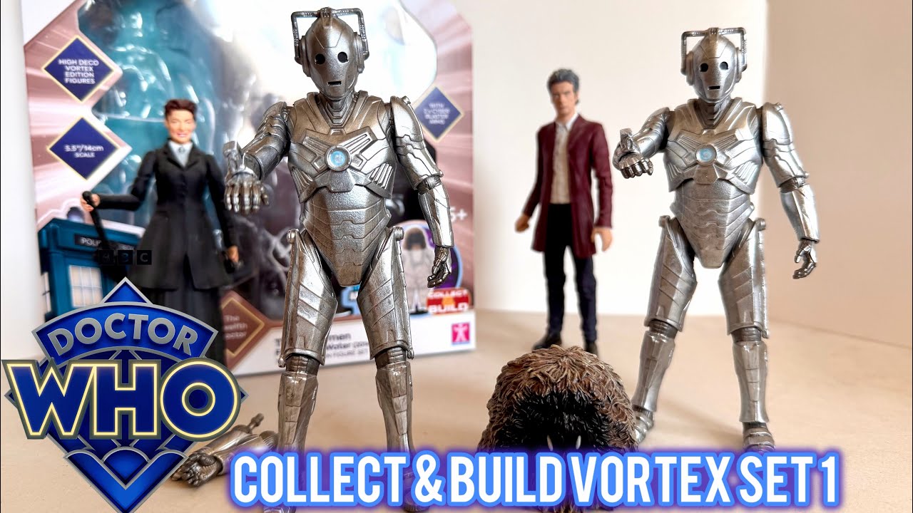 Doctor Who Collect & Build Vortex Edition Cybermen Set Unboxing