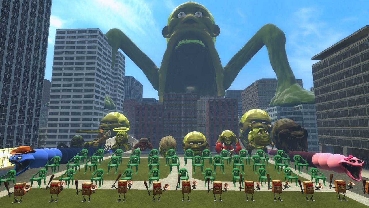 Karkir Kerker –The Lost Lin Gang Tapes And All fun Bots   #scp096 #Gmod