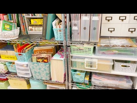 Junk journal & craft storage ideas 