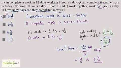 QT 128 Time and Work Question Set 2 Low