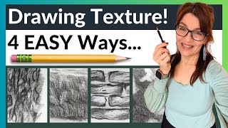Drawing Realistic Textures In Pencil (4 EASY Tutorials!)