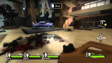 Left 4 Dead 2 Dead Center Part 4: Atrium Finale Normal Difficulty Xbox 360 (No Commentary)