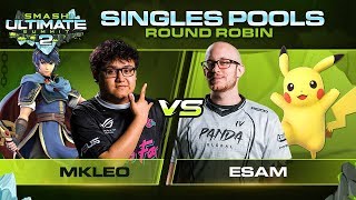 MkLeo vs ESAM - Singles Pools: Round Robin - Ultimate Summit 2 | Marth vs Pikachu