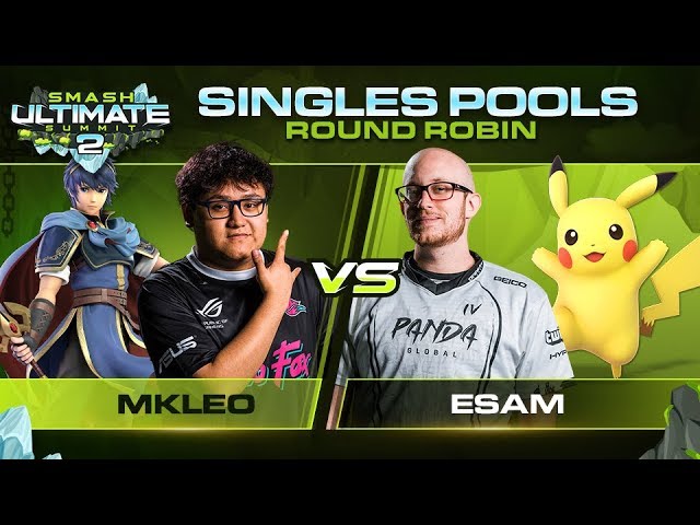 MkLeo vs ESAM - Singles Pools: Round Robin - Ultimate Summit 2 | Marth vs Pikachu