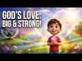 God's Love Is Big and Strong | Kids Christian Song | Animated Worship &amp; Praise for Children
