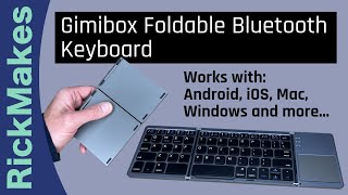 Gimibox Foldable Bluetooth Keyboard