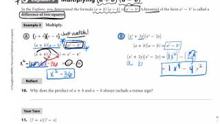 18.3Special Products of Binomials - Explain 3