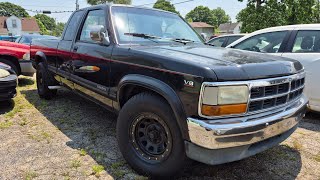 Match Highlights 1995 Dodge Dakota SLT (tour and startup)
