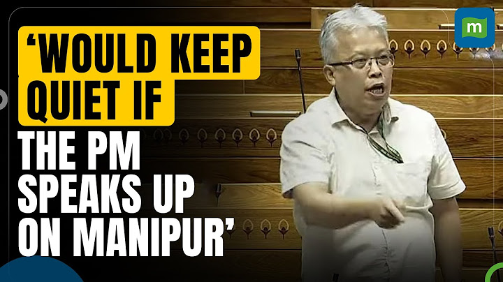 Manipur MP Angomcha Akoijam Questions PM Modi's Silence On The Manipur Issue
