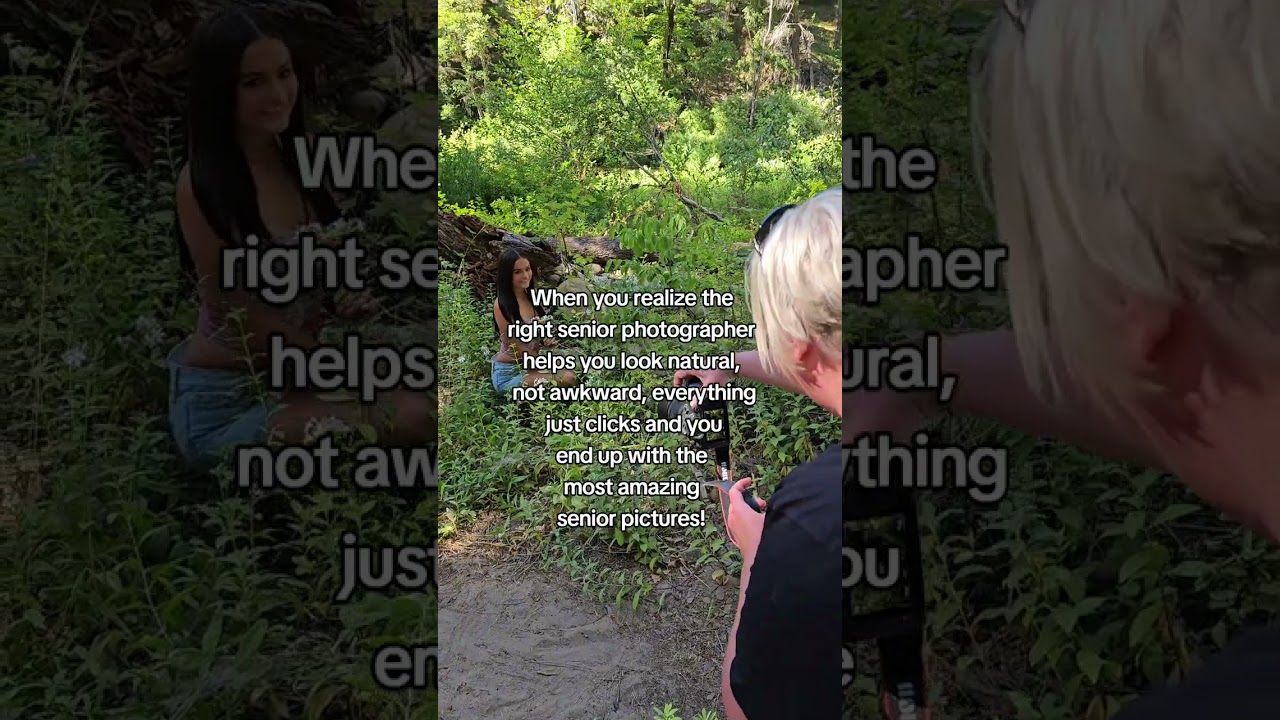 So many seniors tell me before their senior photo session, “I’m kinda awkward in front of the